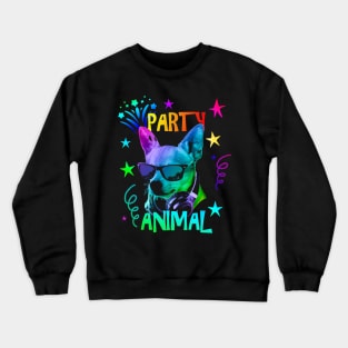 Chihuahua Party Animal Crewneck Sweatshirt